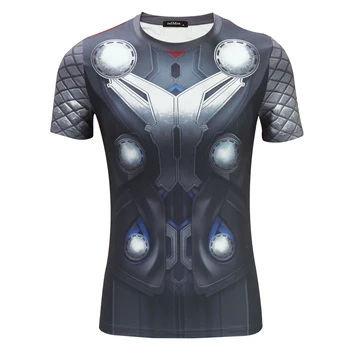 2016 Summer Avengers Thor short-sleeved O-neck t shirt men cosplay anime Marvel hero S.H.I.E.L.D. tight t shirts
2016 Summer Avengers Thor short-sleeved O-neck t shirt men cosplay anime Marvel hero S.H.I.E.L.D. tight t shirts