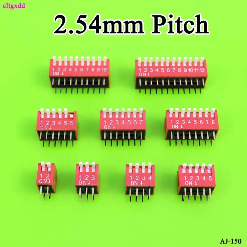 cltgxdd 1pcs Slide Type Lateral Toggle DIP Switch 2 3 4 5 6 8 12 Pin P 2.54mm Pitch Position Way DIP Red Snap Switch
cltgxdd 1pcs Slide Type Lateral Toggle DIP Switch 2 3 4 5 6 8 12 Pin P 2.54mm Pitch Position Way DIP Red Snap Switch
