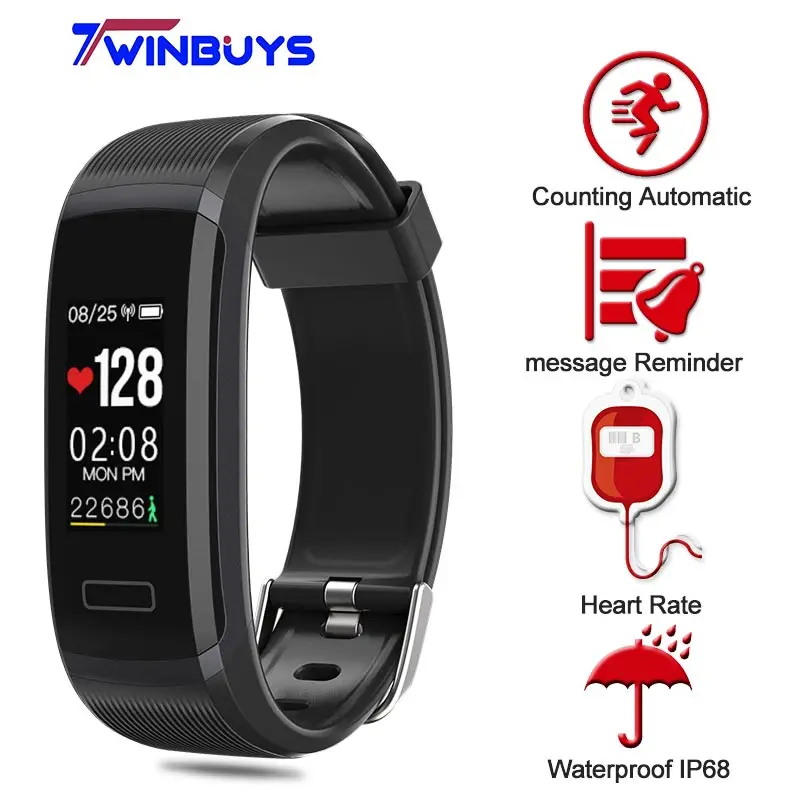 Twinbuys GT101 Smart Wristband 0.96" TFT Color Screen Heart Rate Monitor Shake Hand Take Photos Fitness Tracker for Android Ios
Twinbuys GT101 Smart Wristband 0.96" TFT Color Screen Heart Rate Monitor Shake Hand Take Photos Fitness Tracker for Android Ios