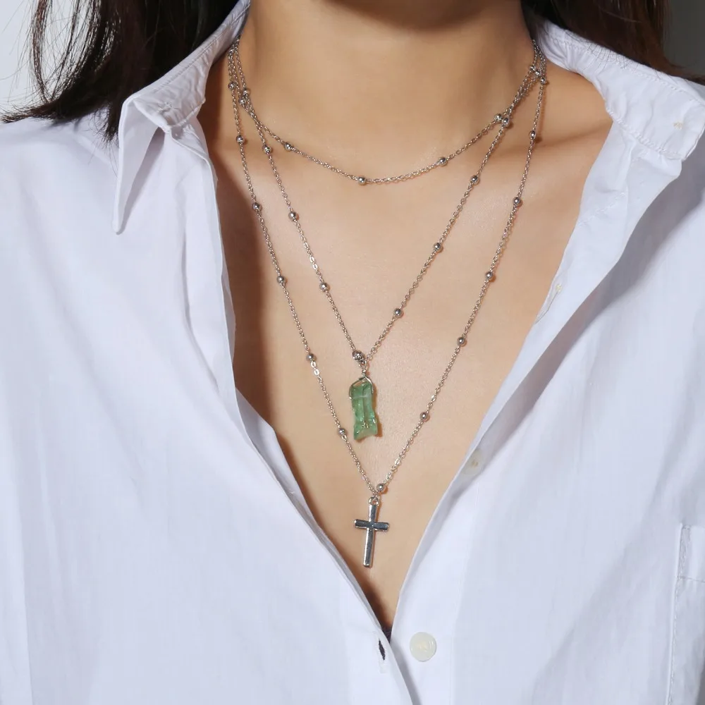 NanBo Fashion Amazing maxi chain cross Necklaces For Women Charming Natural Stone Accessories Gifts
NanBo Fashion Amazing maxi chain cross Necklaces For Women Charming Natural Stone Accessories Gifts