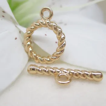 4 Sets 14MM 24K Champagne Gold Color Brass Bracelet O Toggle Clasps High Quality Diy Jewelry Findings Accessories Wholesale
4 Sets 14MM 24K Champagne Gold Color Brass Bracelet O Toggle Clasps High Quality Diy Jewelry Findings Accessories Wholesale