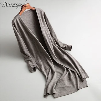 New Casual Women Gray Black Crochet Knitted Cardigan Long-sleeve Solid Color Sweater Cardigans Blouse
New Casual Women Gray Black Crochet Knitted Cardigan Long-sleeve Solid Color Sweater Cardigans Blouse