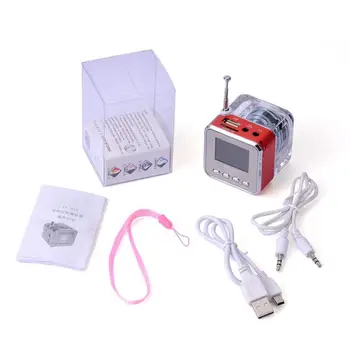 Mini FM Radio Portable Speakers LCD Display Multi-Colors Loudspeaker Support Micro SD card For Mp3 Music Player With USB Cable
Mini FM Radio Portable Speakers LCD Display Multi-Colors Loudspeaker Support Micro SD card For Mp3 Music Player With USB Cable