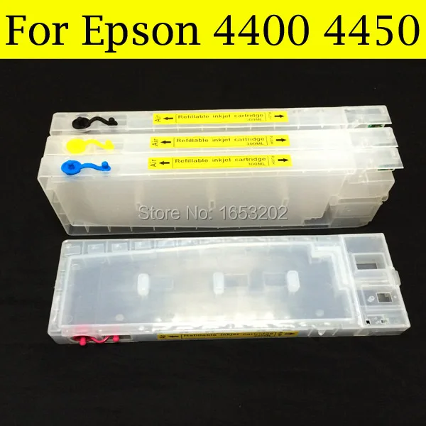 1 PC Chip Resetter + 4 Pieces Ink Cartridge For Epson 4400 4450 Printer For EPSON T6142 T6143 T6144 T6148 Ink Cartridge
1 PC Chip Resetter + 4 Pieces Ink Cartridge For Epson 4400 4450 Printer For EPSON T6142 T6143 T6144 T6148 Ink Cartridge