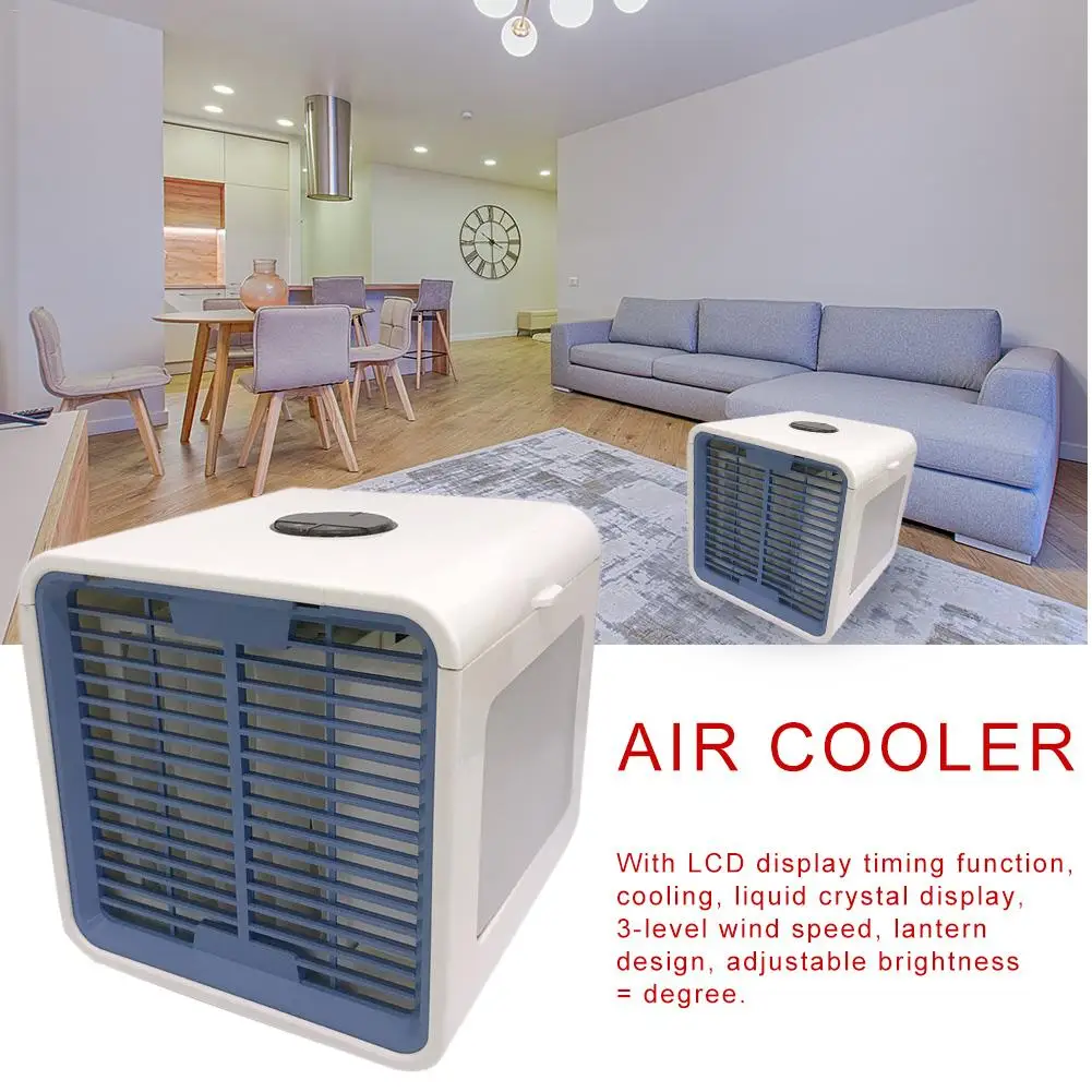 16.5*16.5*16.5cm Car Portable Mini Air Conditioner Cooling USB LCD Timing Cooler for Bedroom Cooler Fan
16.5*16.5*16.5cm Car Portable Mini Air Conditioner Cooling USB LCD Timing Cooler for Bedroom Cooler Fan