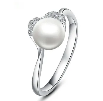 THREEMAN New Classic 7-8mm Natural Freshwater Pearl Ring Jewelry,925 Sterling Silver 18K Gold Plated Ring for Girl Wedding Ring
THREEMAN New Classic 7-8mm Natural Freshwater Pearl Ring Jewelry,925 Sterling Silver 18K Gold Plated Ring for Girl Wedding Ring
