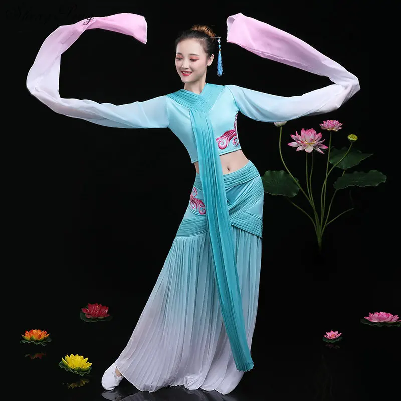 Chinese Folk Dance Women National Oriental Dance Costumes Yangko Dance Costume Colorful Silk Ribbon Dancing Costumes Q360
Chinese Folk Dance Women National Oriental Dance Costumes Yangko Dance Costume Colorful Silk Ribbon Dancing Costumes Q360