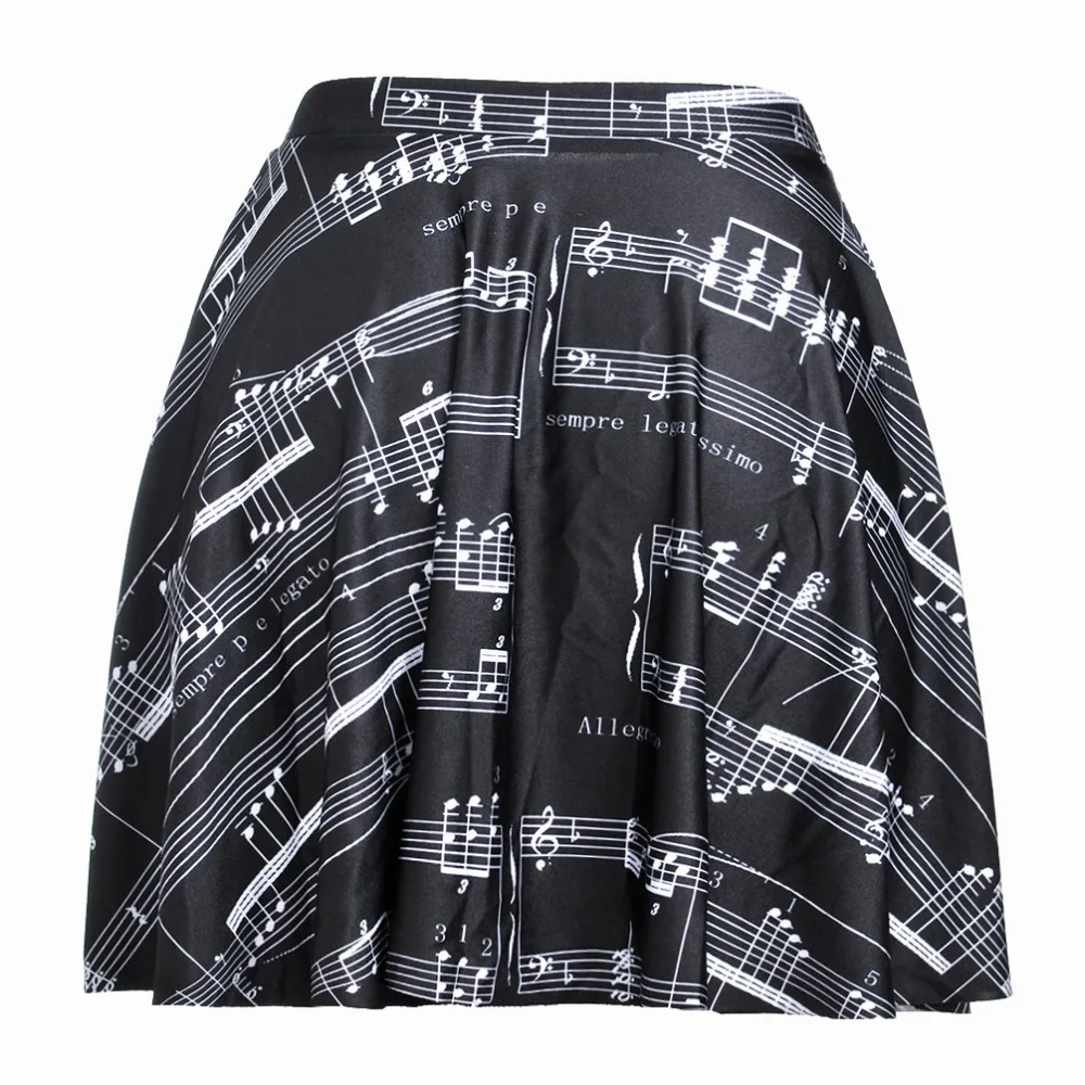 New Summer Style Fashion Women Faldas Midi Skirt Hot White Piano Music Note Print Girl's Skirts Lady High Waist Skirt
New Summer Style Fashion Women Faldas Midi Skirt Hot White Piano Music Note Print Girl's Skirts Lady High Waist Skirt