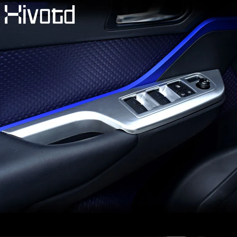 Hivotd For Toyota C-HR CHR 2018 2019 Car inner window lifter button trim sticker Panel Cover ABS chrome Car Interior Accessories
Hivotd For Toyota C-HR CHR 2018 2019 Car inner window lifter button trim sticker Panel Cover ABS chrome Car Interior Accessories