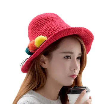 2019 Women lady Casual Child Baby Crochet Knitted Colored Ball Knit Hat Hats Autumn And Winter New Style Wool Cap
2019 Women lady Casual Child Baby Crochet Knitted Colored Ball Knit Hat Hats Autumn And Winter New Style Wool Cap