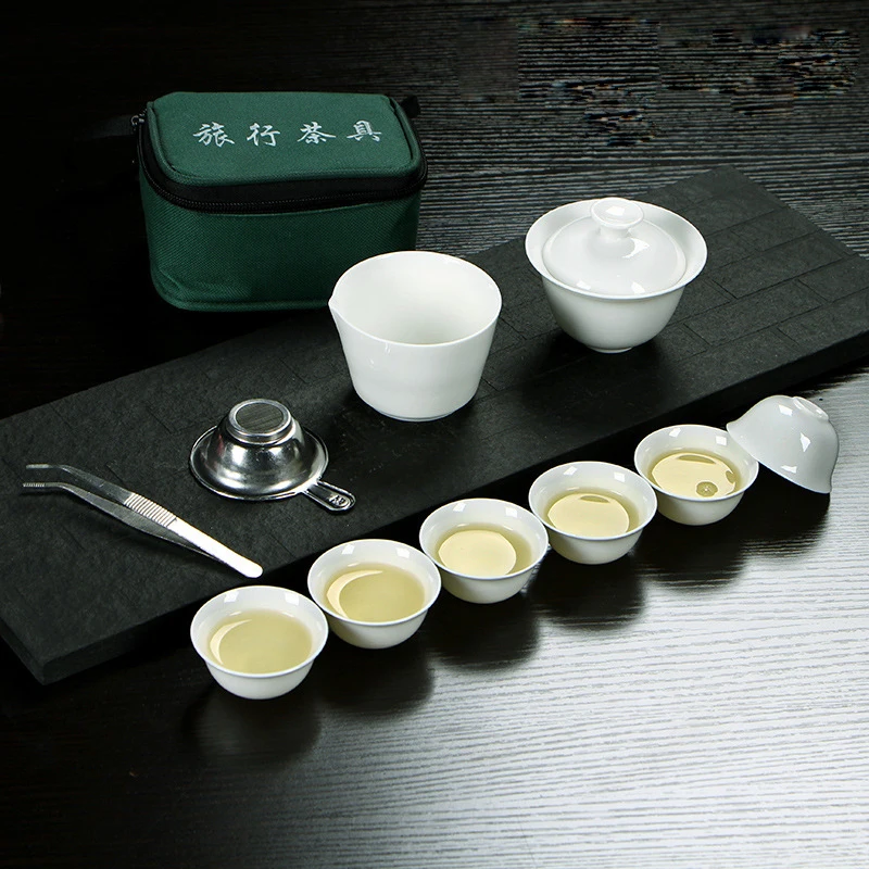 11pcs Set Chinese Travel Kung Fu Tea Set Ceramic Portable Teacup Porcelain Service Gaiwan Tea Cups Mug of Tea Ceremony Teapot
11pcs Set Chinese Travel Kung Fu Tea Set Ceramic Portable Teacup Porcelain Service Gaiwan Tea Cups Mug of Tea Ceremony Teapot