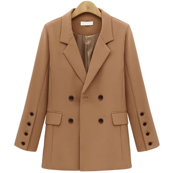 2018 Winter Coat Women Elegant Overcoat Blazers Purple Red Blazers Loose Winter Outwear Suit
2018 Winter Coat Women Elegant Overcoat Blazers Purple Red Blazers Loose Winter Outwear Suit