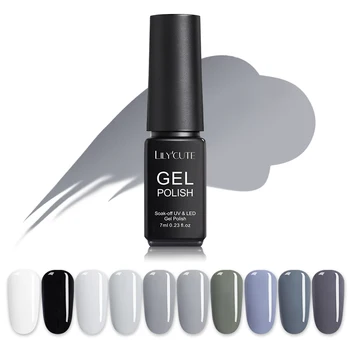 LILYCUTE Grey Series 5ML UV Gel Nail Polish Soak Off Long Lasting Nail Art Gel Varnish Pedicure Salon Supplies
LILYCUTE Grey Series 5ML UV Gel Nail Polish Soak Off Long Lasting Nail Art Gel Varnish Pedicure Salon Supplies