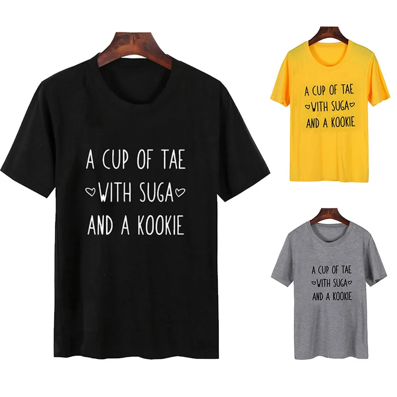 Woman Summer A Cup of Tae Basic Top Tees Short Sleeve T Shirt Vogue Femme T-Shirt Ladies Funny Kawaii Tee Harajuku Basic tshirt
Woman Summer A Cup of Tae Basic Top Tees Short Sleeve T Shirt Vogue Femme T-Shirt Ladies Funny Kawaii Tee Harajuku Basic tshirt