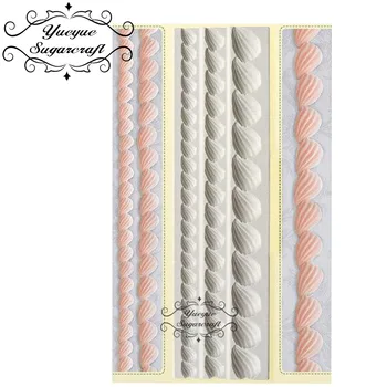 Yueyue Sugarcraft Border Silicone mold fondant mold cake decorating tools chocolate
Yueyue Sugarcraft Border Silicone mold fondant mold cake decorating tools chocolate