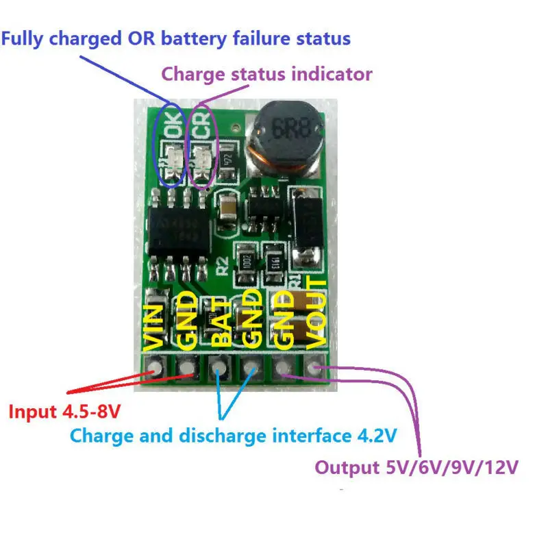2IN1 5V UPS Power Diy Board Charger & Step-up DC DC Converter Module 3.7V Li-ion LiPo
2IN1 5V UPS Power Diy Board Charger & Step-up DC DC Converter Module 3.7V Li-ion LiPo
