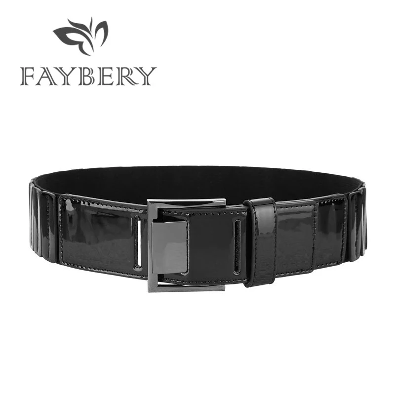 Fashion Punk Rocker Wide Belts for Women Elastic Wide European Style Women Belts Metal Smooth Buckle Designer Brand Corset Belt
Fashion Punk Rocker Wide Belts for Women Elastic Wide European Style Women Belts Metal Smooth Buckle Designer Brand Corset Belt