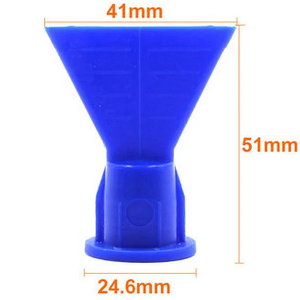 Wave Shape Silicon Cone For Cartridge Caulking Spare Part Nozzle Spray Tip For Sealant Dispenser Syringe Accessory 10Pcs/Lot
Wave Shape Silicon Cone For Cartridge Caulking Spare Part Nozzle Spray Tip For Sealant Dispenser Syringe Accessory 10Pcs/Lot