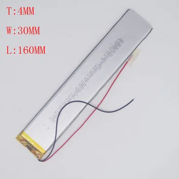 3.7V Polymer Lithium Battery 4030160 1750MAH Mobile Power Tablet Computer Security Products
3.7V Polymer Lithium Battery 4030160 1750MAH Mobile Power Tablet Computer Security Products