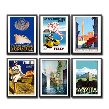 Italy Land Aqvila Venezia Milano Monreale Rome Bergamo Lignano Cortina Cattolica Vintage Travel Poster
Italy Land Aqvila Venezia Milano Monreale Rome Bergamo Lignano Cortina Cattolica Vintage Travel Poster