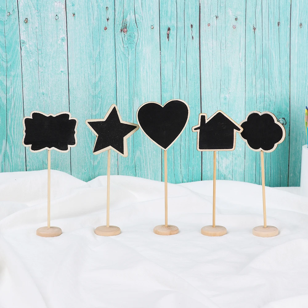 1PCS Creative Wedding Party Supply Stand Tag Home Decor Sign Board Wooden Blackboard Mini Chalkboard table ornament
1PCS Creative Wedding Party Supply Stand Tag Home Decor Sign Board Wooden Blackboard Mini Chalkboard table ornament