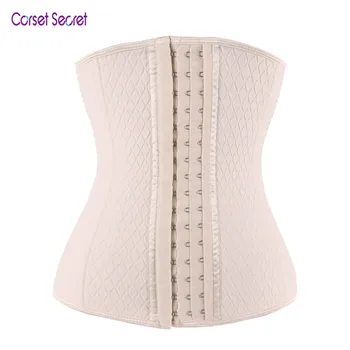 Corset Secret Women Neoprene Waist Cincher With 9 Steel Boned Firm Body Slimming Latex Fitness Waist Trainer
Corset Secret Women Neoprene Waist Cincher With 9 Steel Boned Firm Body Slimming Latex Fitness Waist Trainer