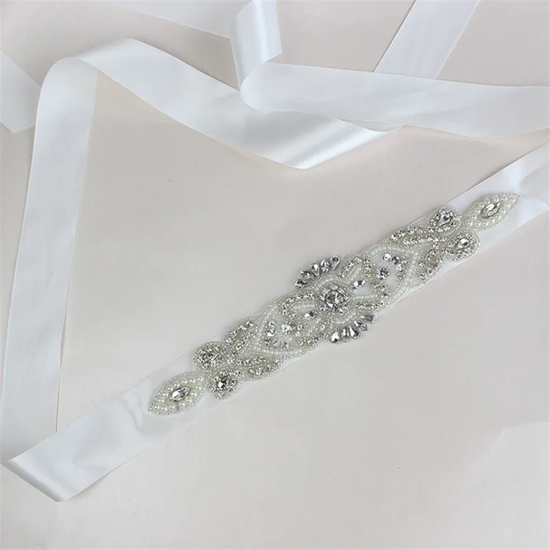 Real Image Crystal Wedding Sash Belt For Brides Satin Ribbon Clear Glass Rhinestones Pearls Beaded Bridal Sash Belts Cheap
Real Image Crystal Wedding Sash Belt For Brides Satin Ribbon Clear Glass Rhinestones Pearls Beaded Bridal Sash Belts Cheap