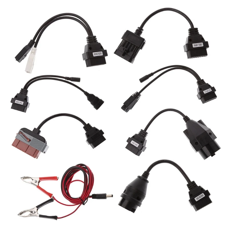 8 Pcs OBD OBDII Cables For CDP TCS HD Pro Cars Diagnostic Interface Scanner Tool
8 Pcs OBD OBDII Cables For CDP TCS HD Pro Cars Diagnostic Interface Scanner Tool