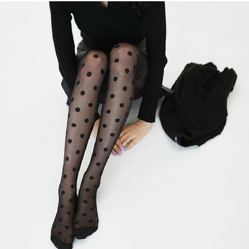 Women's Tights Classic Small Polka Dot Silk Stockings Thin Ladies Vintage Faux Tattoo Stockings Pantyhose Female Hosiery
Women's Tights Classic Small Polka Dot Silk Stockings Thin Ladies Vintage Faux Tattoo Stockings Pantyhose Female Hosiery