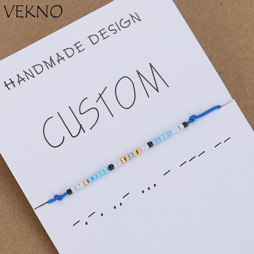VEKNO Delicate Multicolor Rope Miyuki Bracelets for Women Men Adjustable Glass Seed Beads String Custom Bracelet Jewelry Gifts
VEKNO Delicate Multicolor Rope Miyuki Bracelets for Women Men Adjustable Glass Seed Beads String Custom Bracelet Jewelry Gifts