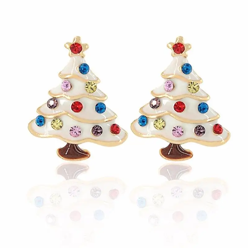 Meajoe Trendy Christmas Charm Stud Earring Jewelry Multicolor Christmas Tree Metal Women Earrings Jewelry For Women Friend Gift
Meajoe Trendy Christmas Charm Stud Earring Jewelry Multicolor Christmas Tree Metal Women Earrings Jewelry For Women Friend Gift