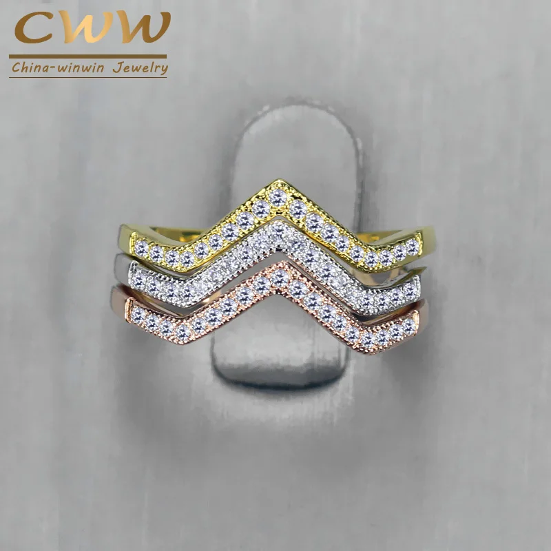 CWWZircons New Trendy Cubic Zircon Stones 3 Colors Engagement Triangle Women Rings Set Fashion CZ Jewelry Accessories R012
CWWZircons New Trendy Cubic Zircon Stones 3 Colors Engagement Triangle Women Rings Set Fashion CZ Jewelry Accessories R012