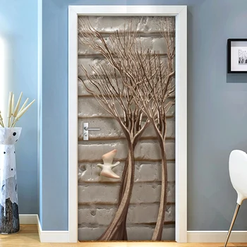 3D Door Stickers Home Decor Wall Decals For Living Room Bedroom PVC Self-adhesive Waterproof Wallpaper Tree Branch Mural Sticker
3D Door Stickers Home Decor Wall Decals For Living Room Bedroom PVC Self-adhesive Waterproof Wallpaper Tree Branch Mural Sticker