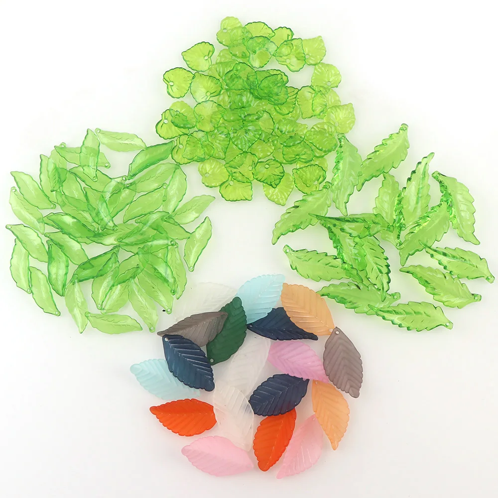 About 50g Acrylic With One Hole Green Leaf & Colorful Leaf Beads For DIY Jewelry Making Handmade Crafts Accessories
About 50g Acrylic With One Hole Green Leaf & Colorful Leaf Beads For DIY Jewelry Making Handmade Crafts Accessories