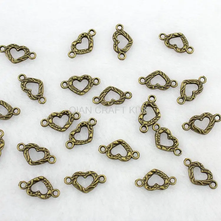 300pcs heart shape connector antique bronze jewerly making supplies love 16*10mm zinc alloy Charm Pendants DIY
300pcs heart shape connector antique bronze jewerly making supplies love 16*10mm zinc alloy Charm Pendants DIY