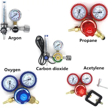 Acetylene Propane Argon Oxygen Carbon dioxide Gas pressure reducer Reducing Valve Welding Regulator 
Acetylene Propane Argon Oxygen Carbon dioxide Gas pressure reducer Reducing Valve Welding Regulator