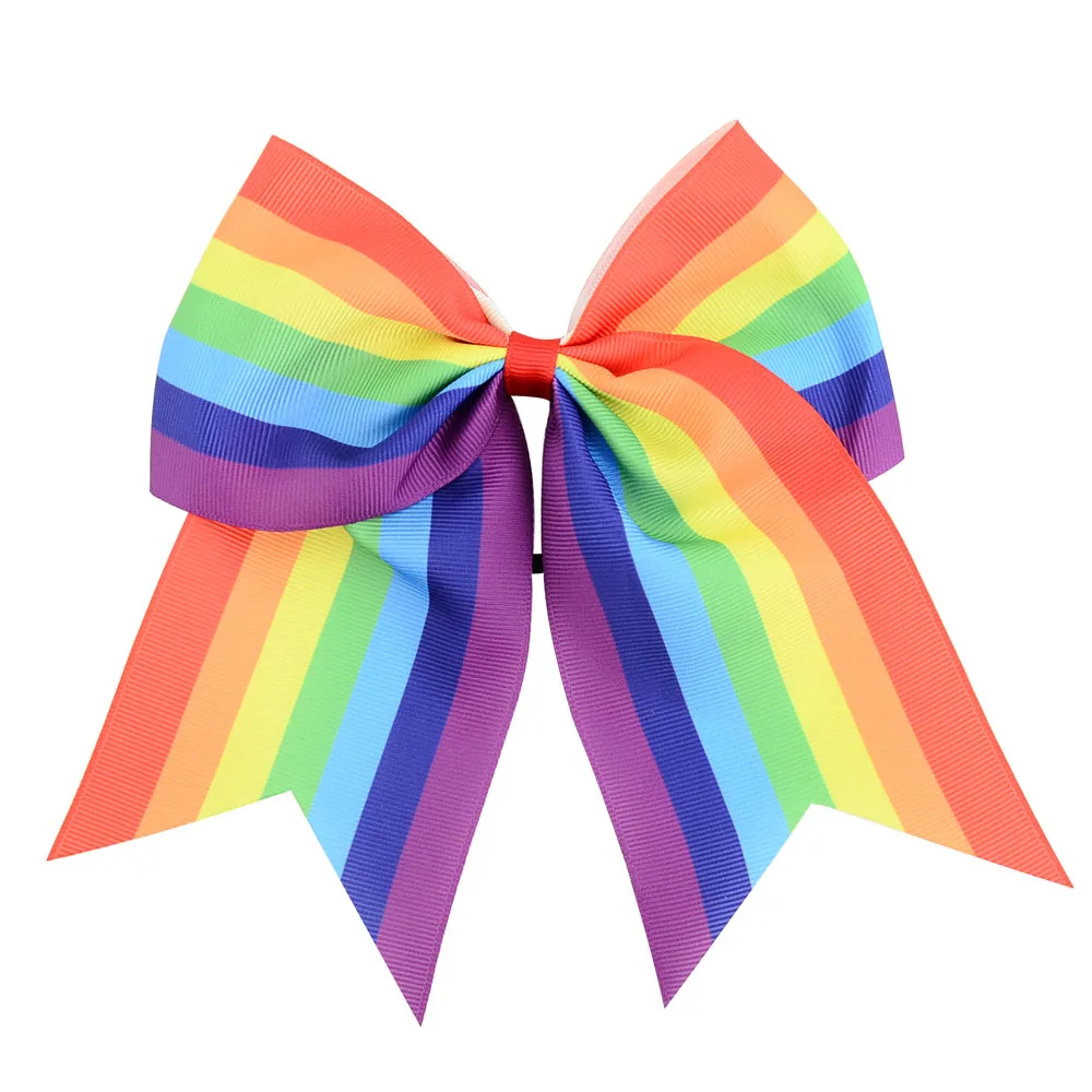 1pcs 8 inch New Fashion Rainbow Striped Hair Bows Elastic Hair Tie Rope Kids Colorful Hair Bands Hair Accessory 691
1pcs 8 inch New Fashion Rainbow Striped Hair Bows Elastic Hair Tie Rope Kids Colorful Hair Bands Hair Accessory 691
