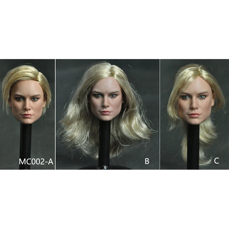 In Stock 3 Styles 1/6 MC002 Brie Larson Female Head Sculpt with Long Hair for 12''Action Figures Bodies Accessories Toys Gifts
In Stock 3 Styles 1/6 MC002 Brie Larson Female Head Sculpt with Long Hair for 12''Action Figures Bodies Accessories Toys Gifts