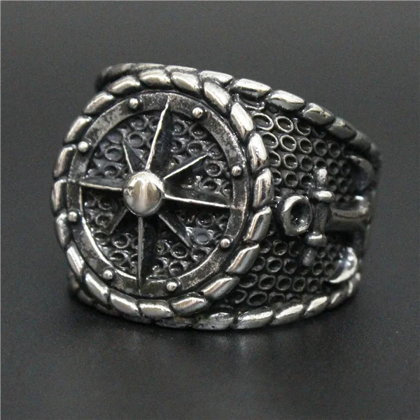 Rudder Anchor Ring Stainless Steel Jewelry Spade Skull Ring Band Party Biker Anchor Ring
Rudder Anchor Ring Stainless Steel Jewelry Spade Skull Ring Band Party Biker Anchor Ring