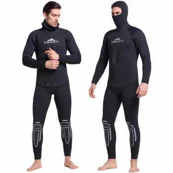 SBART 5mm Neoprene Hooded Wetsuit Two-Piece Warm Suit Swimwear For Scuba Diving Equipment Spearfishing Snorkeling Wet Suits K
SBART 5mm Neoprene Hooded Wetsuit Two-Piece Warm Suit Swimwear For Scuba Diving Equipment Spearfishing Snorkeling Wet Suits K