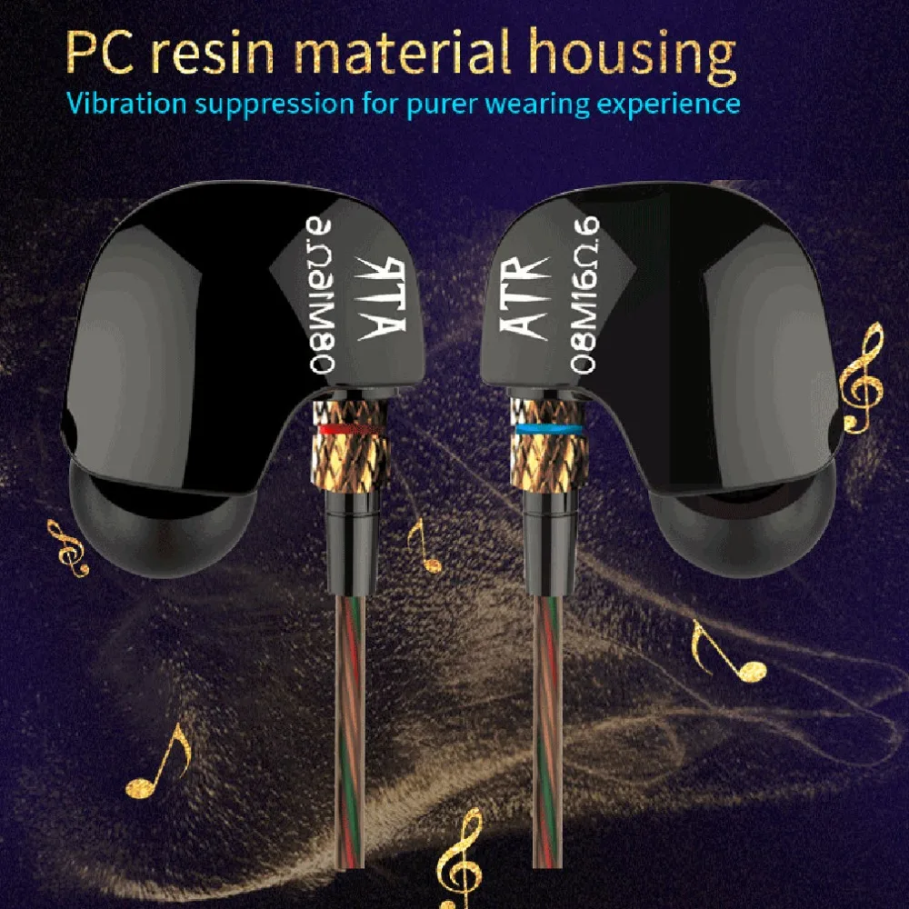 KZ High Quality HiFi Sport Headphones ATR Copper Driver In-Ear Earphones For Running With Microphone and without microphone
KZ High Quality HiFi Sport Headphones ATR Copper Driver In-Ear Earphones For Running With Microphone and without microphone