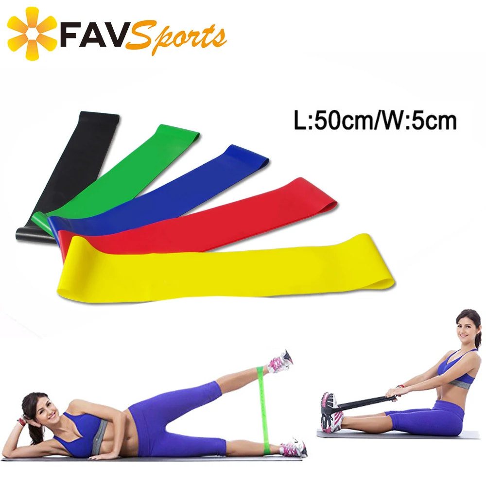 FAVSPORTS 1Pcs 50x5cm YOGA Pilates Bands Elastic Fitness Resistance Bands Exercises Training Rubber Loop Gymnastics Equipment
FAVSPORTS 1Pcs 50x5cm YOGA Pilates Bands Elastic Fitness Resistance Bands Exercises Training Rubber Loop Gymnastics Equipment