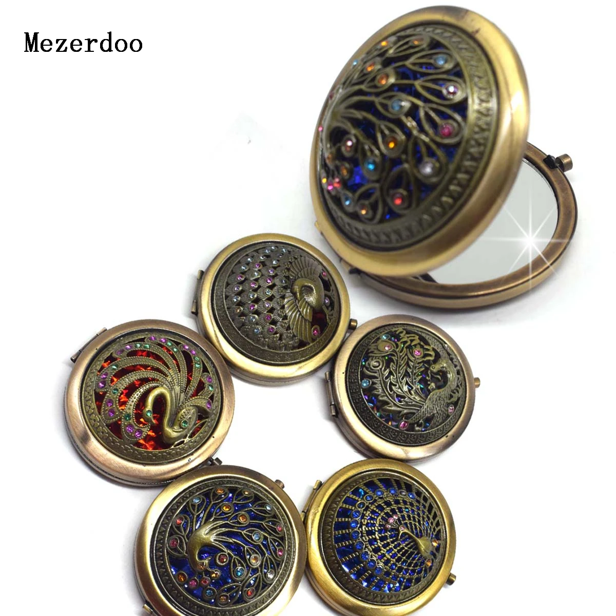 Vintage Gifts Hand Mirrors Hollow Peacock Style Pocket Mirror Mini Portable Compact Mirrors Girl Double-Side Folded Makeup Tools
Vintage Gifts Hand Mirrors Hollow Peacock Style Pocket Mirror Mini Portable Compact Mirrors Girl Double-Side Folded Makeup Tools