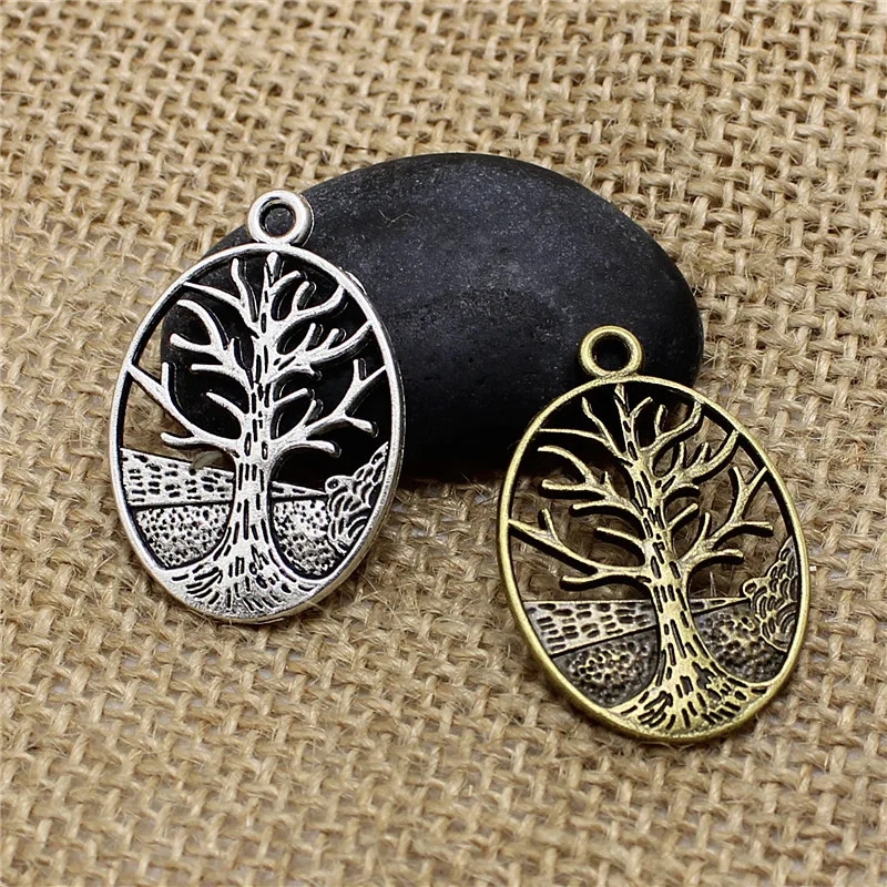 PULCHRITUDE Two color oval Hollow Peace Tree Charms Trendy Jewelry Pendants Fit DIY Jewelry Making 20pcs 24*35mm T0405
PULCHRITUDE Two color oval Hollow Peace Tree Charms Trendy Jewelry Pendants Fit DIY Jewelry Making 20pcs 24*35mm T0405