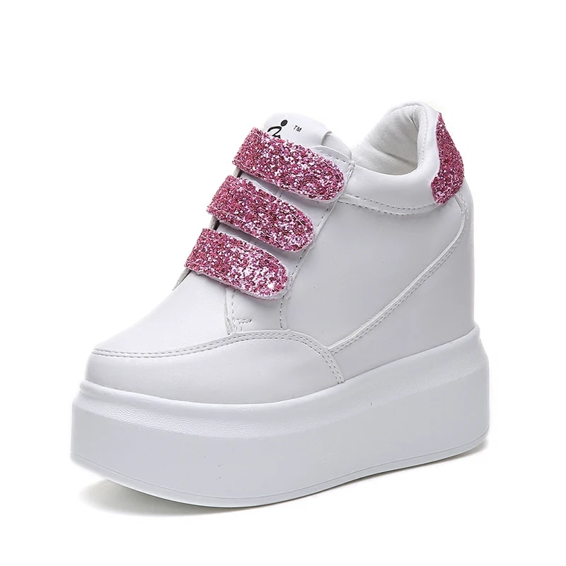 Casual shoes female spring 2018 new wild increased 12cm high heel slope with women's shoes.
Casual shoes female spring 2018 new wild increased 12cm high heel slope with women's shoes.