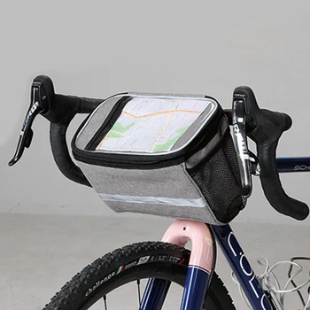 SAHOO Reflective Bicycle Cycling Bag Front Heat Protection Foldable Bike Handlebar Bags For Phone Bottle Bicycle Accessories
SAHOO Reflective Bicycle Cycling Bag Front Heat Protection Foldable Bike Handlebar Bags For Phone Bottle Bicycle Accessories
