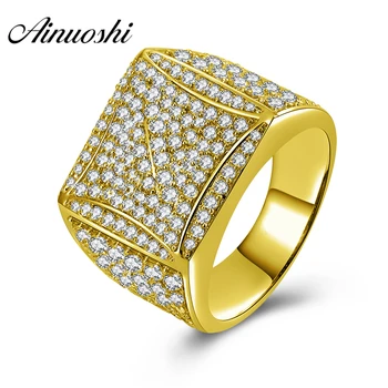 AINUOSHI Luxury Wide Wedding Band 14K Solid Yellow Gold Ring Top Flat Sona Diamond Engagement Wedding Jewelry Real Gold Men Ring
AINUOSHI Luxury Wide Wedding Band 14K Solid Yellow Gold Ring Top Flat Sona Diamond Engagement Wedding Jewelry Real Gold Men Ring