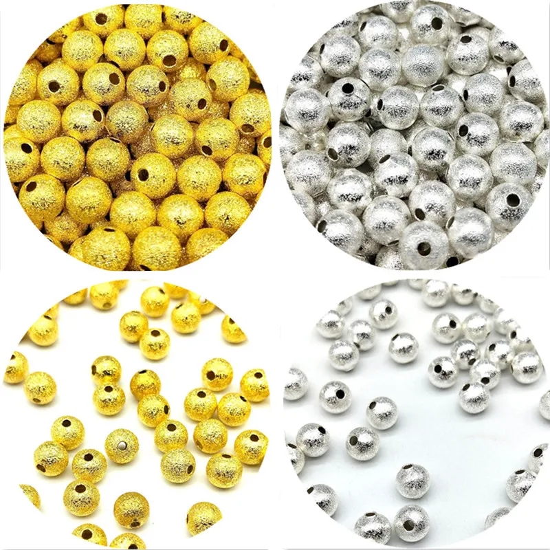 6mm 50pcs/lot Cheap Hot Beads Round Plated Metal Scrub Spacer Loose Beads For Necklace Bracelet Beads Charms DIY Jewelry Making
6mm 50pcs/lot Cheap Hot Beads Round Plated Metal Scrub Spacer Loose Beads For Necklace Bracelet Beads Charms DIY Jewelry Making