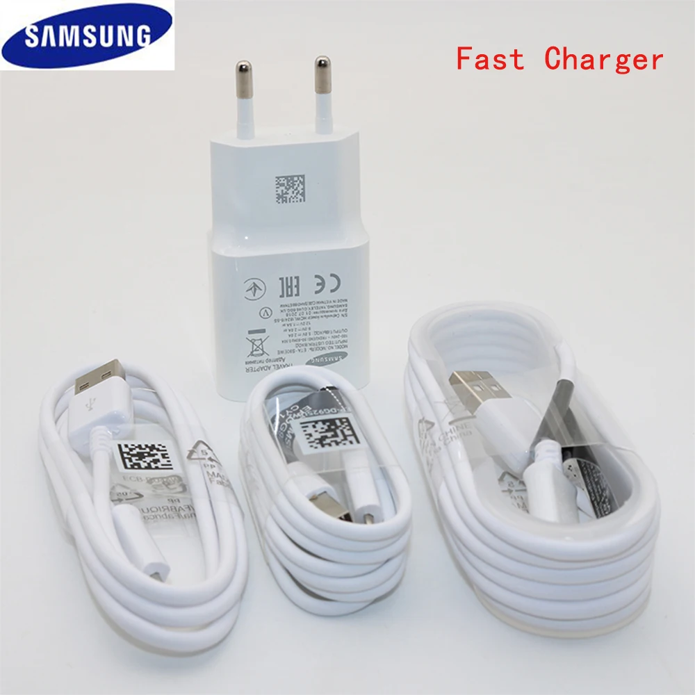 Original for Samsung Galaxy Fast Charger Travel Wall 9V2A or 5V2A charge Adapter Note 4 5 J5 J7 S4 S6 S7 Edge Micro USB Cable
Original for Samsung Galaxy Fast Charger Travel Wall 9V2A or 5V2A charge Adapter Note 4 5 J5 J7 S4 S6 S7 Edge Micro USB Cable