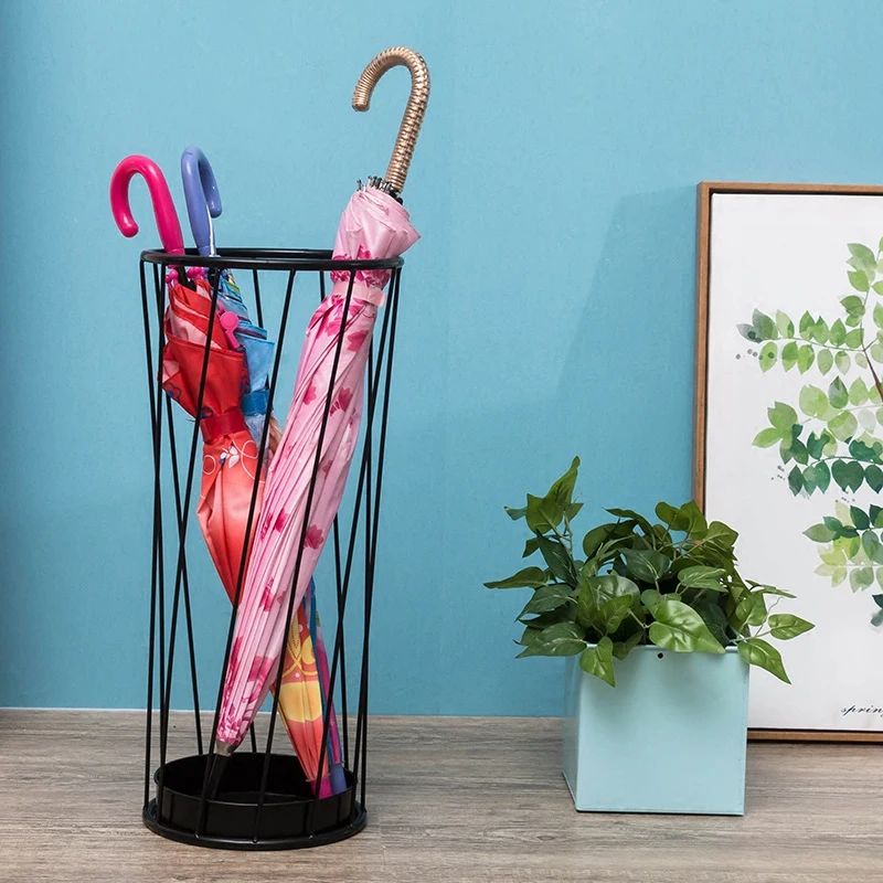 Iron umbrella stand hotel lobby home creative floor type rain gear drain storage rack umbrella organizer shelf mx6201136
Iron umbrella stand hotel lobby home creative floor type rain gear drain storage rack umbrella organizer shelf mx6201136